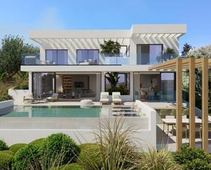 Exterior view of House or chalet for sale in Estepona  with Air Conditioner, Private garden and Terrace