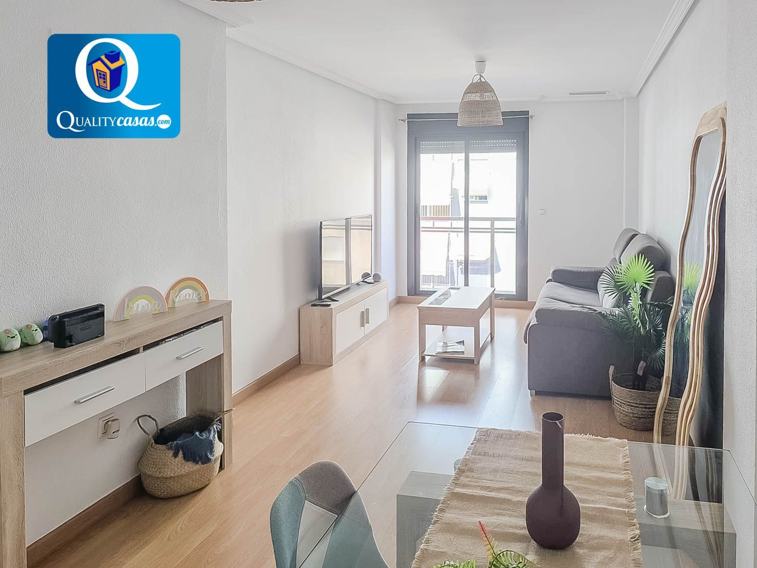 Living room of Flat for sale in Alicante / Alacant  with Air Conditioner, Terrace and Storage room