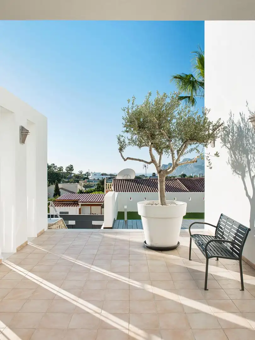 Terrace of Houses for sale in Calpe / Calp  with Air Conditioner, Heating and Private garden