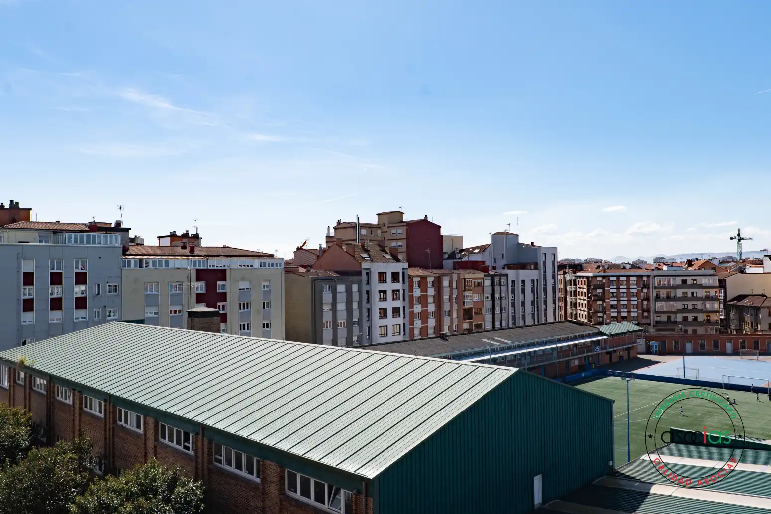 Vista exterior de Pis en venda en Gijón 