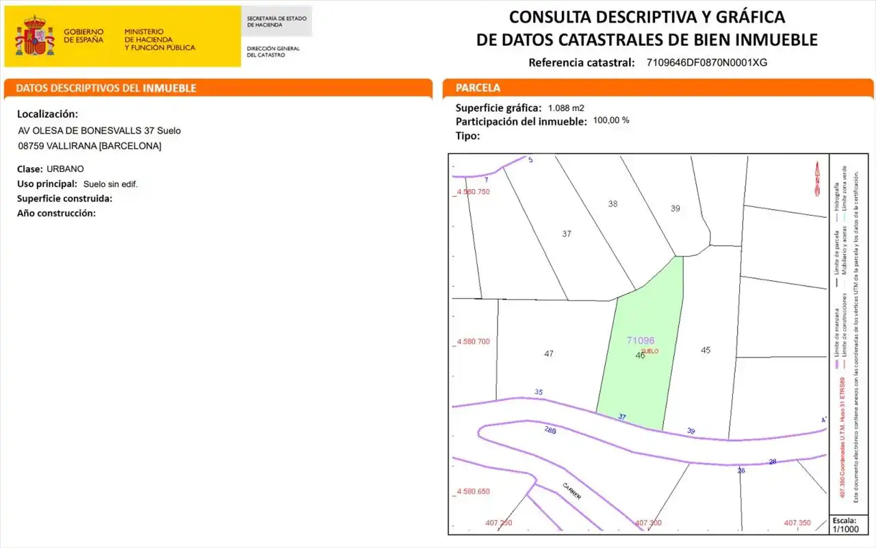 Residential land for sale in Olesa De Bonesvalls, imagen 10