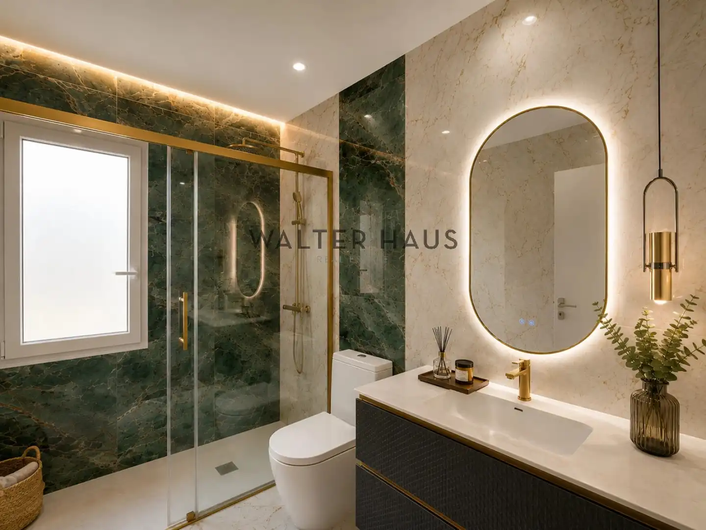 Bathroom of Flat for rent in Madrid  with Air Conditioner, Heating and Storage room