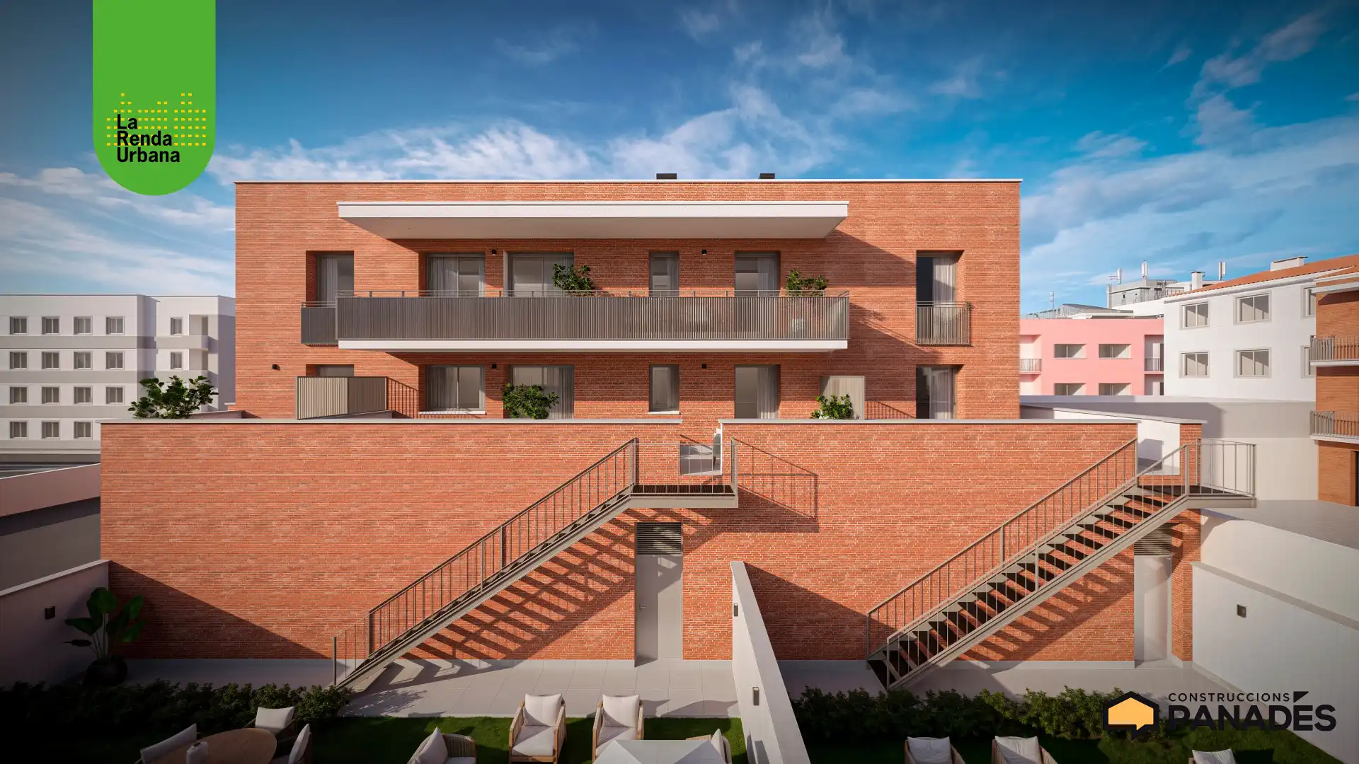 Exterior view of Flat for sale in Igualada  with Heating, Private garden and Terrace
