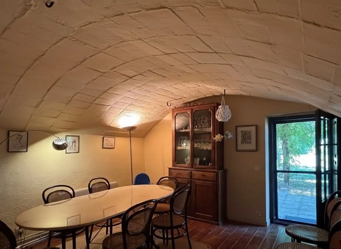 Dining room of Country homes for sale in Corçà  with Heating, Private garden and Terrace