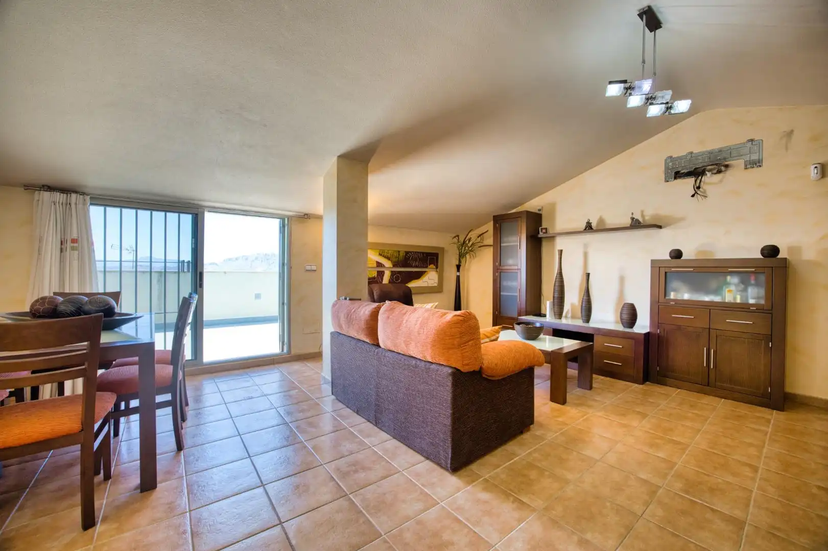 Sala de estar de Ático en venta en Murcia con Aire acondicionado, Calefacción y Terraza