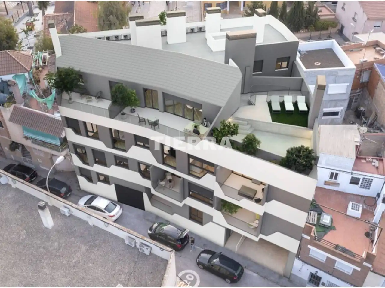 Exterior view of Flat for sale in Murcia  with Terrace, Storage room and Community pool