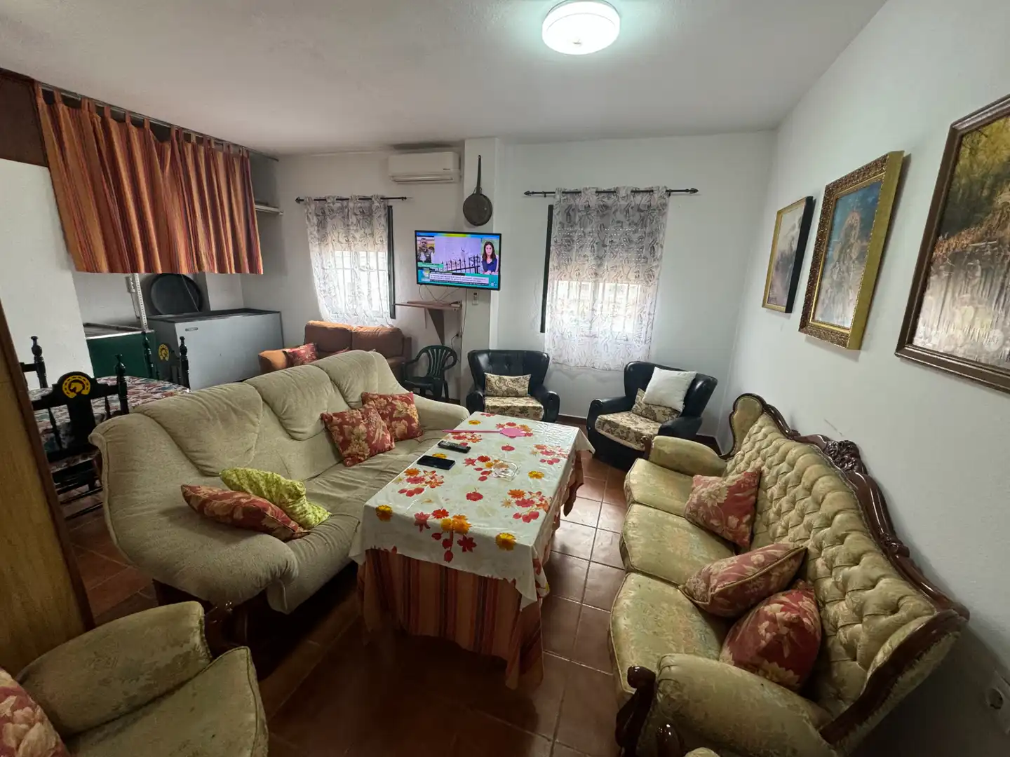 Sala de estar de Casa o chalet en venta en Almonte con Aire acondicionado, Terraza y Amueblado