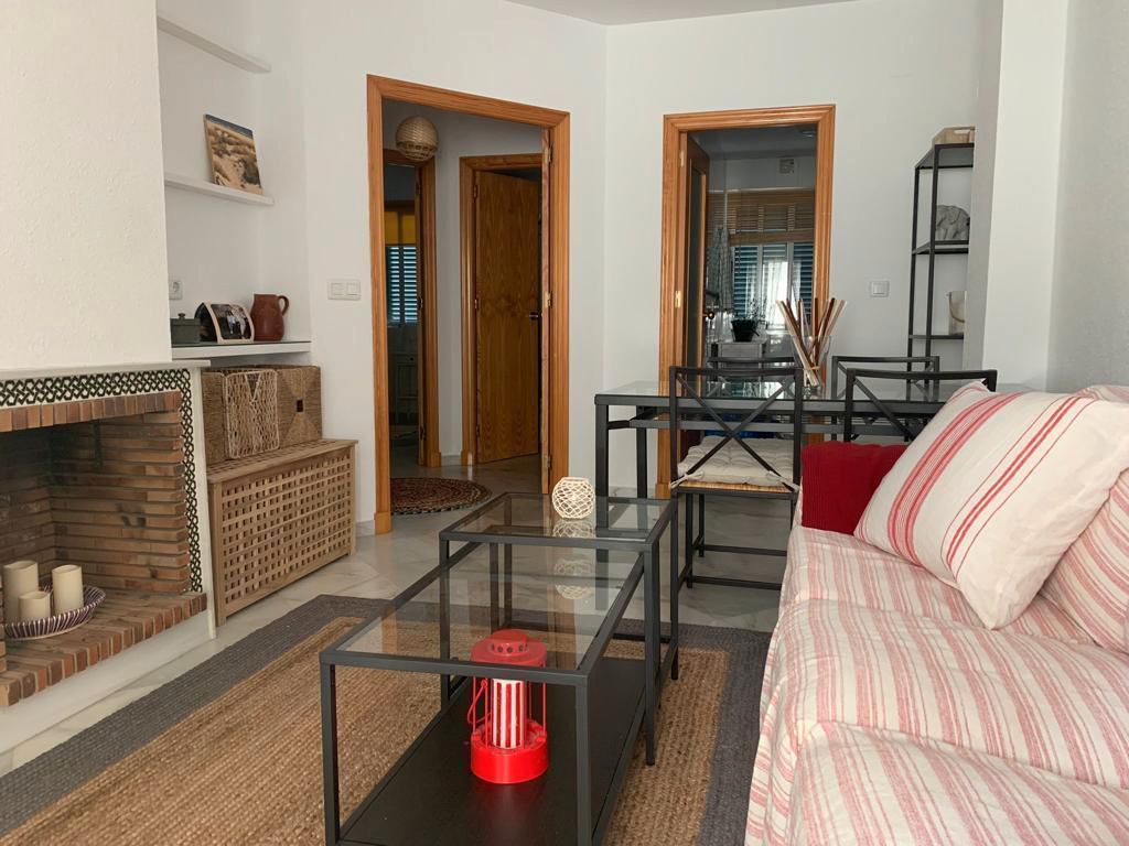 Living room of Flat for rent in Calañas  with Air Conditioner, Terrace and Furnished