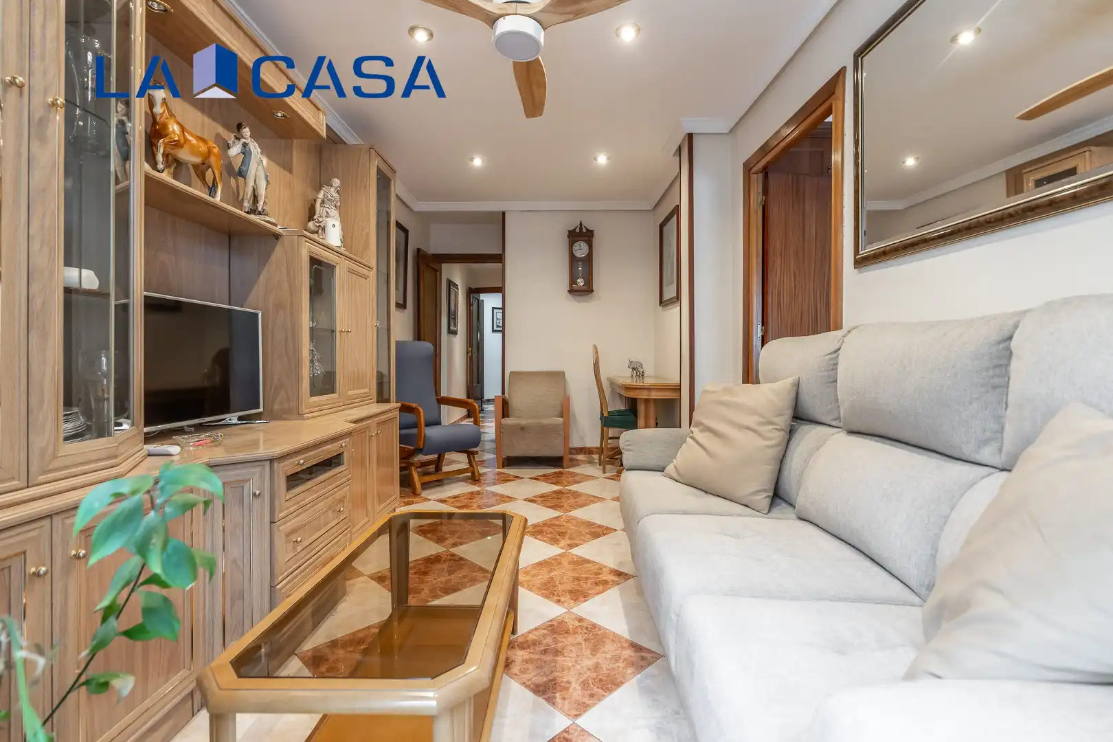 Living room of Flat for sale in Madrid  with Balcony