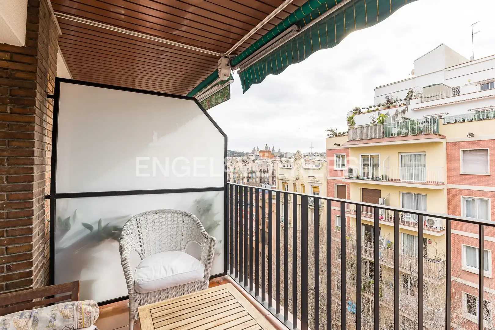Balcony of Flat for sale in Barcelona  with Air Conditioner, Heating and Parquet flooring