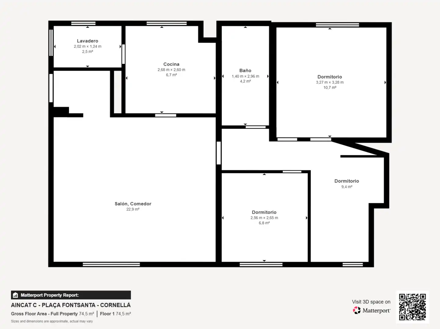 Flat for sale in Cornellà de Llobregat  with Air Conditioner, Heating and Storage room