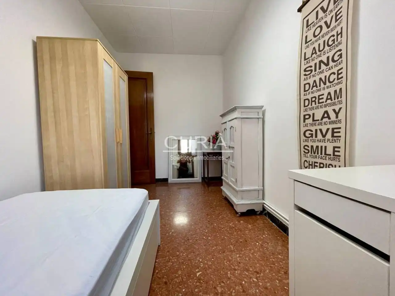 Bedroom of Flat for rent in Lleida  with Air Conditioner, Heating and Furnished