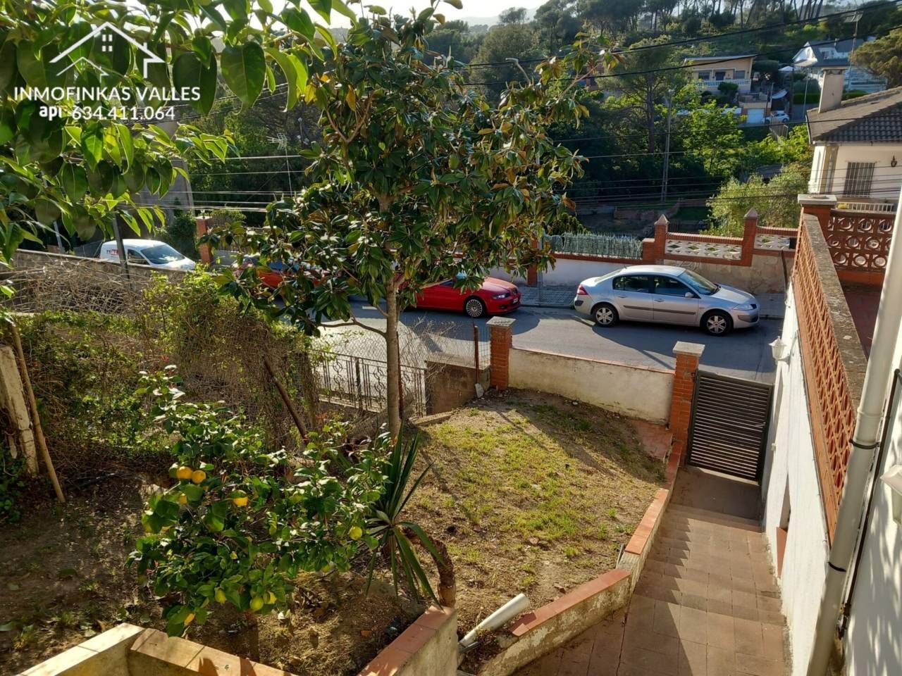 Exterior view of Single-family semi-detached for sale in Lliçà de Vall  with Air Conditioner, Heating and Private garden