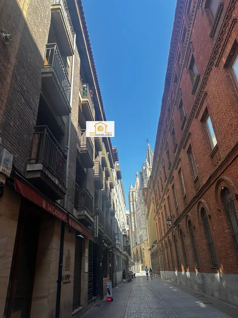 Vista exterior de Pis en venda en León Capital  amb Calefacció, Parquet i TV
