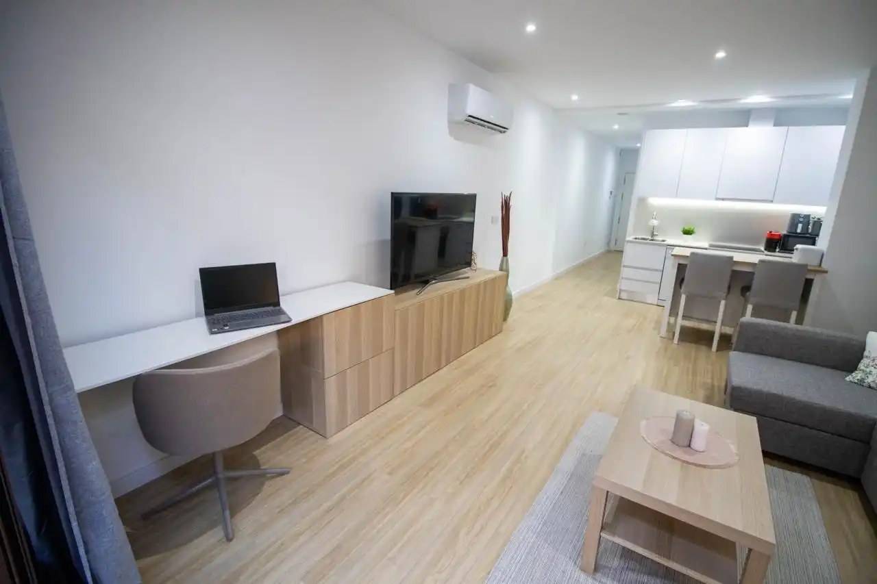 Living room of Flat for rent in Sant Joan d'Alacant  with Air Conditioner and Terrace