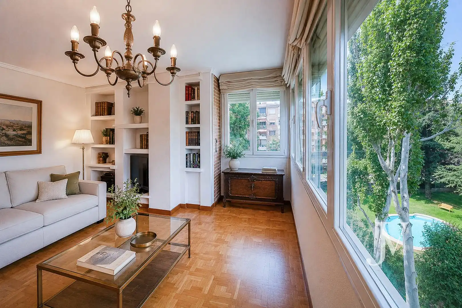 Sala de estar de Piso en venta en Madrid con Calefacción, Horno y Lavadora