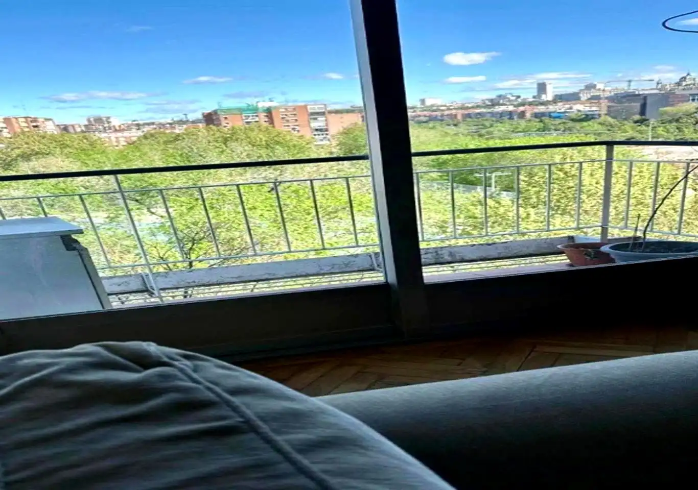 Bedroom of Flat for sale in  Madrid Capital  with Heating, Terrace and Furnished