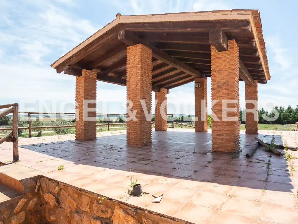 Terraza de Casa o chalet en venta en Chinchilla de Monte-Aragón con Calefacción, Jardín privado y Terraza