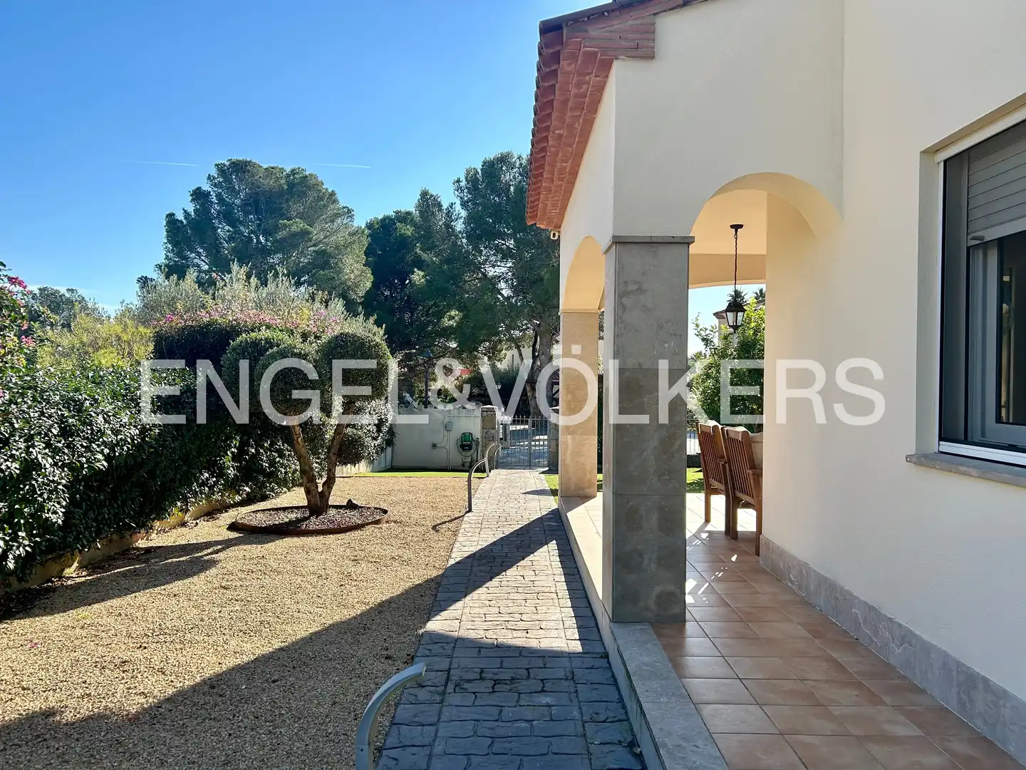 Exterior view of Detached homes for sale in Mont-roig del Camp  with Air Conditioner, Heating and Private garden