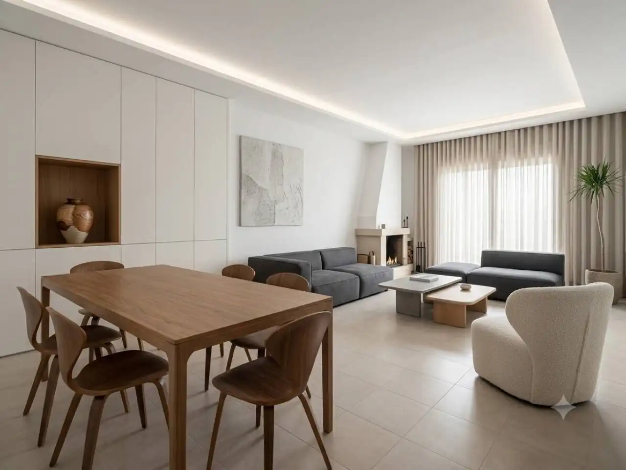 Sala de estar de Casa adosada en venta en Arenys de Mar con Calefacción y Terraza