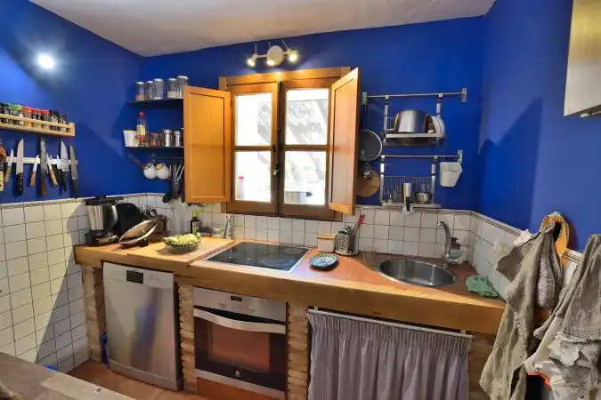 Cocina de Finca rústica en venta en Arriate con Jardín privado y Terraza