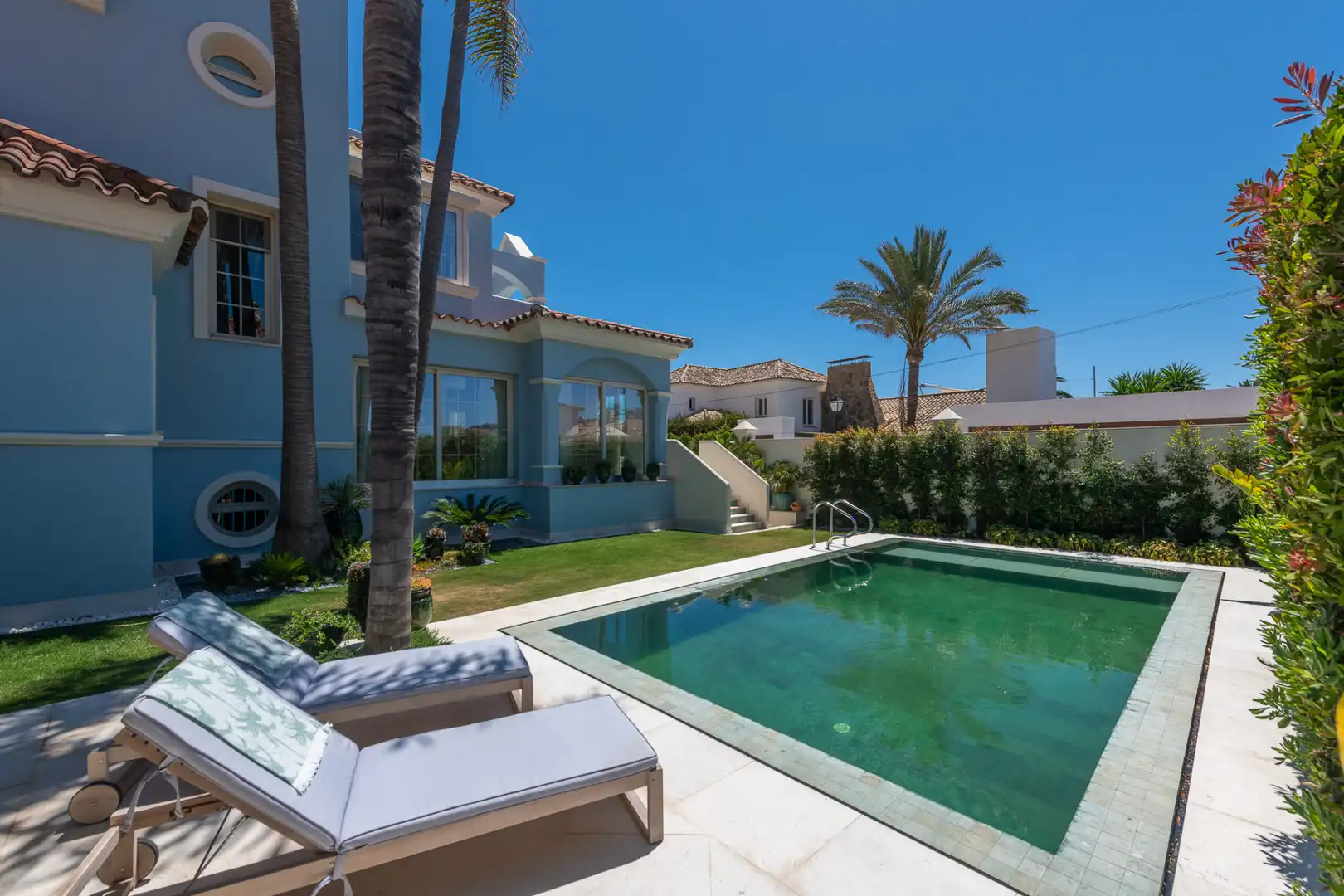 Jardín de Casa o chalet en venta en Marbella con Aire acondicionado, Calefacción y Jardín privado