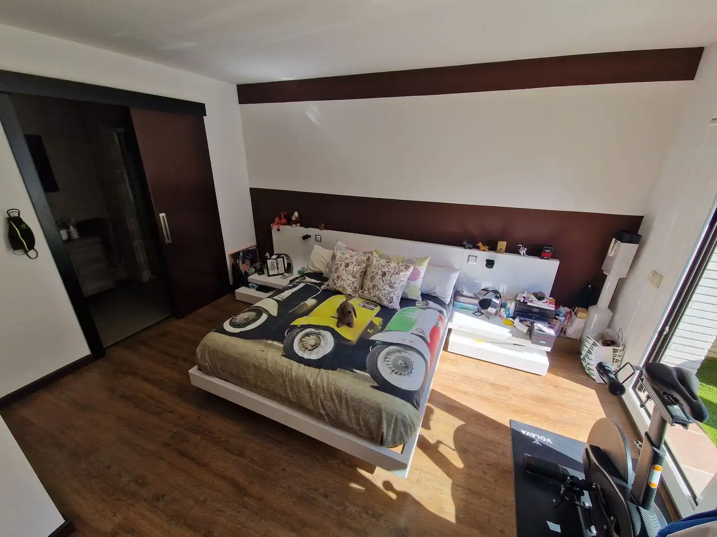 Schlafzimmer von Einfamilien-Reihenhaus zum Verkauf in Dosrius mit Klimaanlage, Heizung und Gemeinschaftspool