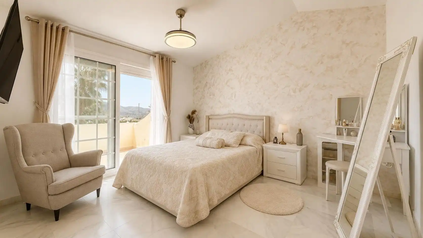 Habitación de Casa o chalet en venta en Vícar con Aire acondicionado, Calefacción y Jardín privado