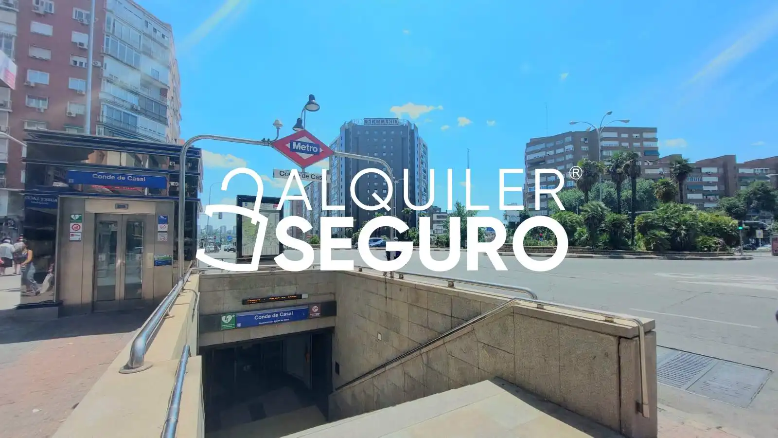 Vista exterior de Pis de lloguer en Madrid amb Aire condicionat i Calefacció