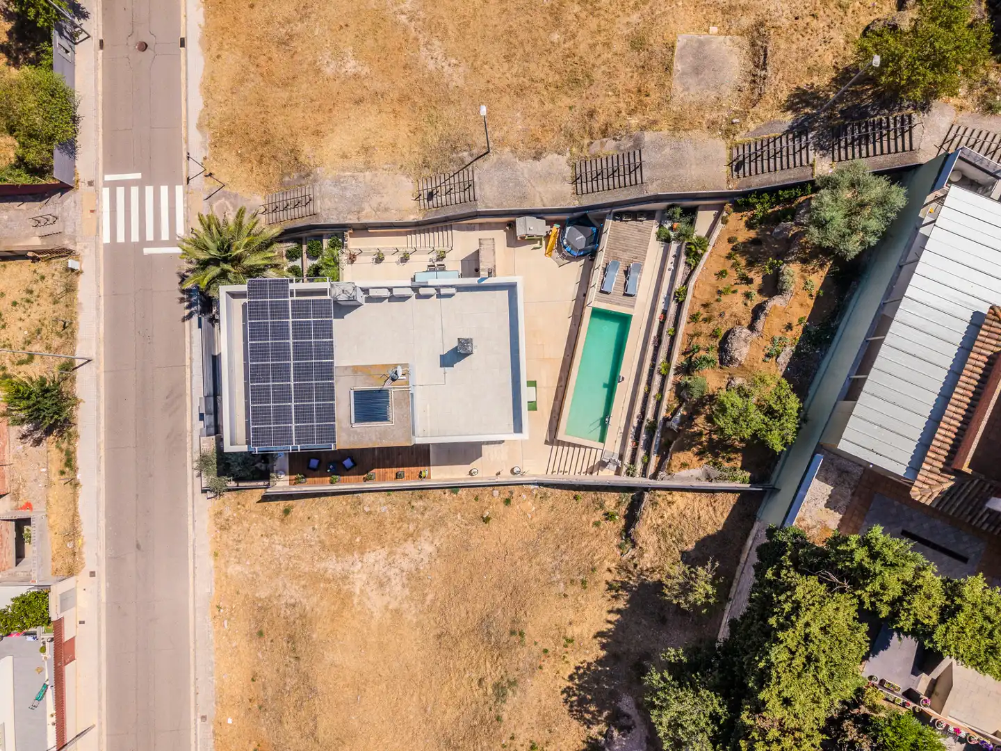 Vista exterior de Casa o xalet en venda en Tàrrega amb Aire condicionat, Jardí privat i Terrassa