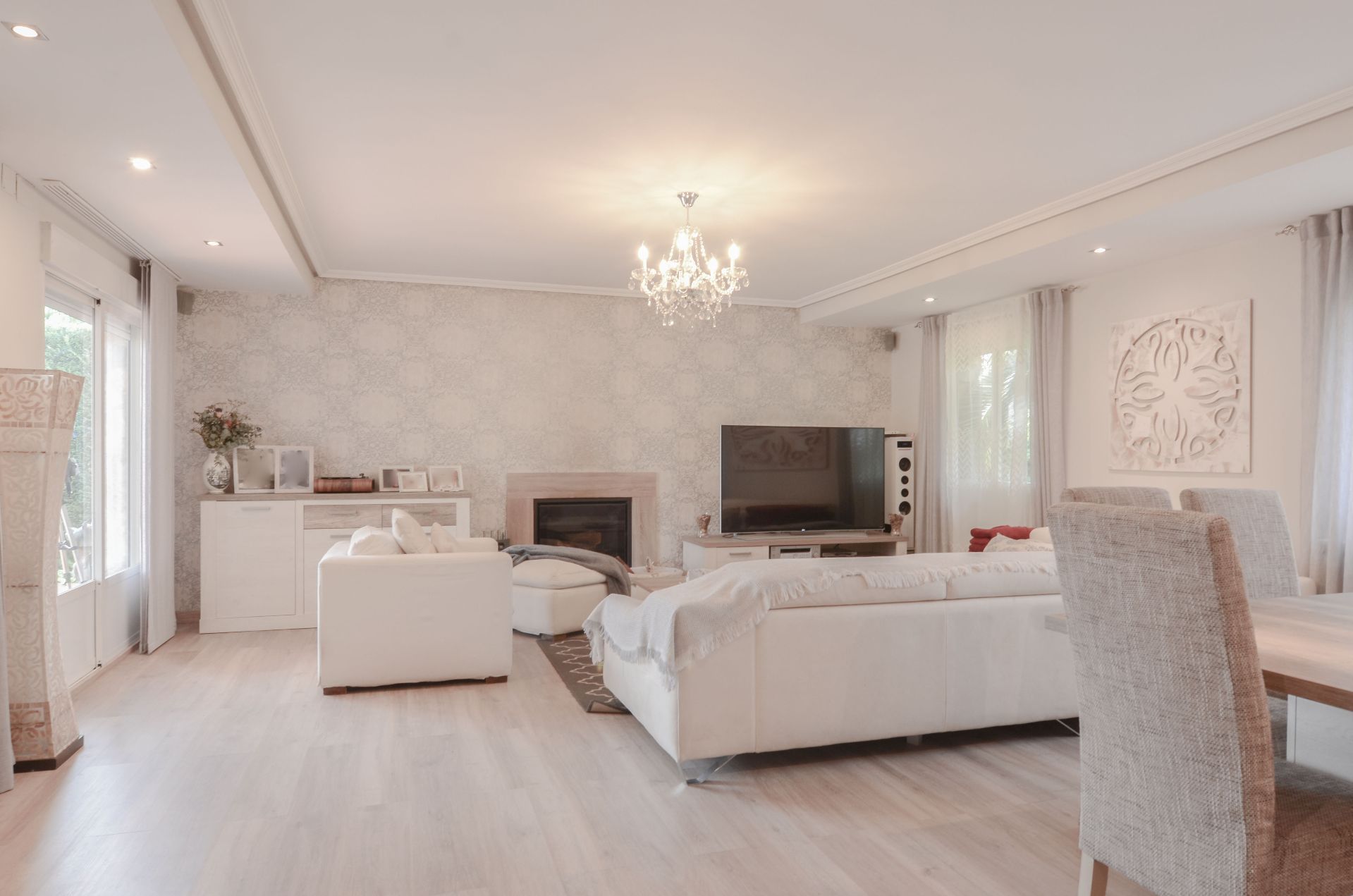 Living room of House or chalet for sale in Brunete  with Heating, Private garden and Storage room