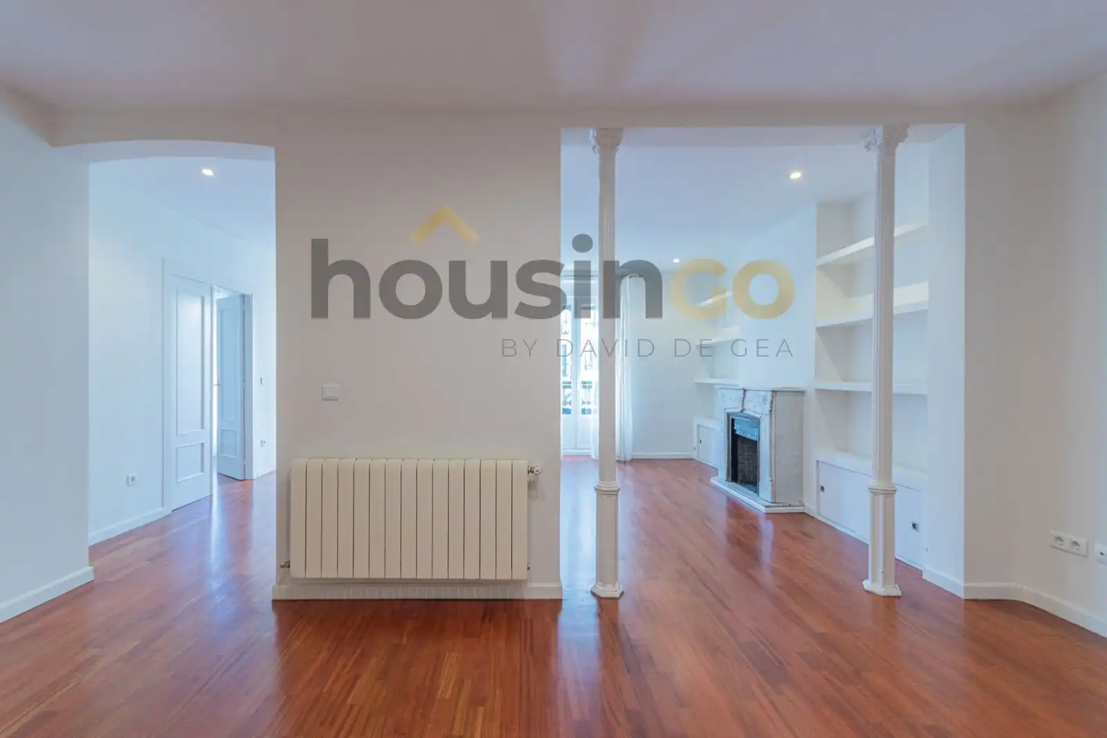 Sala de estar de Piso de alquiler en Barrio de Salamanca