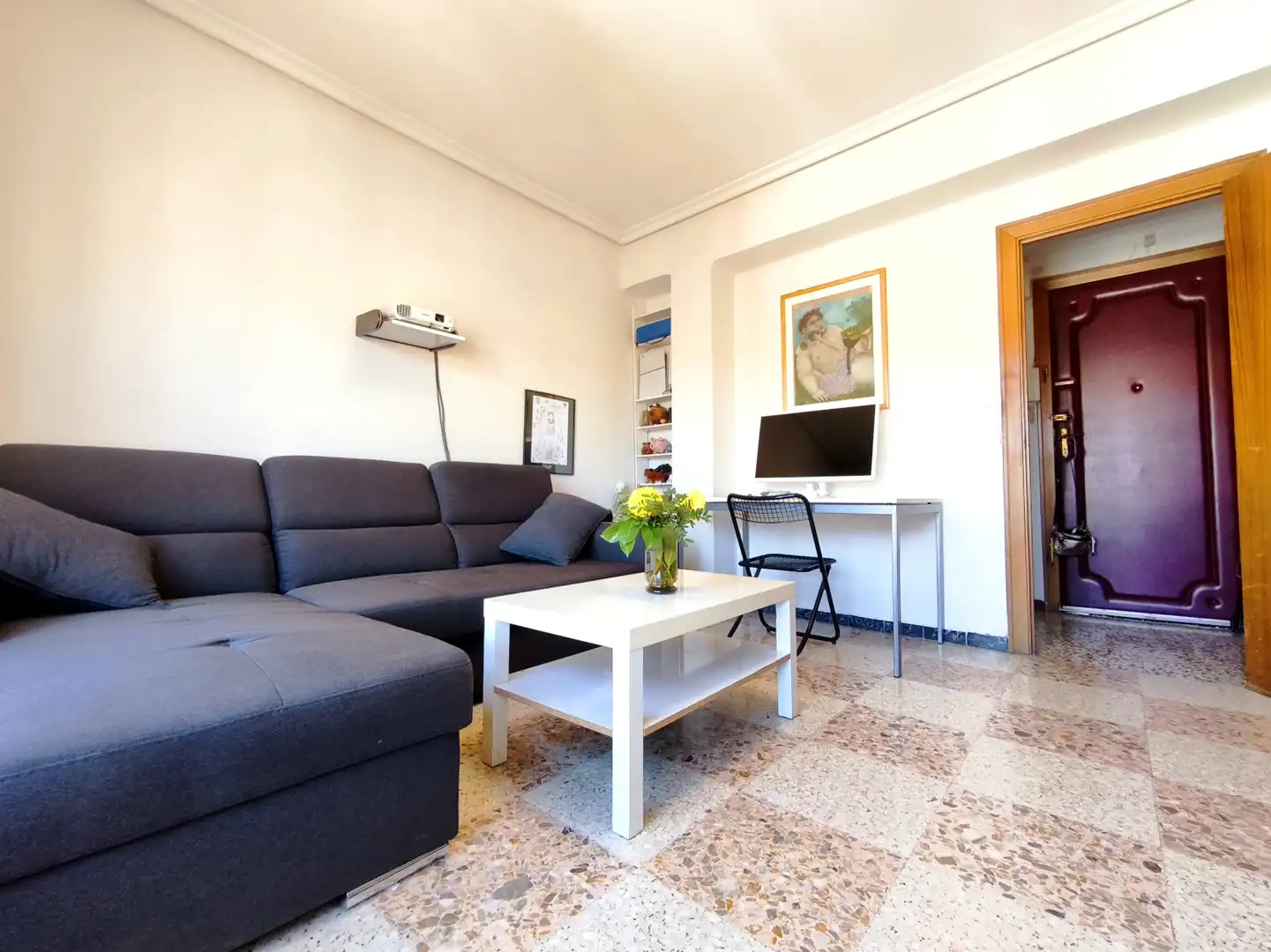 Sala d'estar de Pis en venda en  Logroño amb Calefacció i Parquet