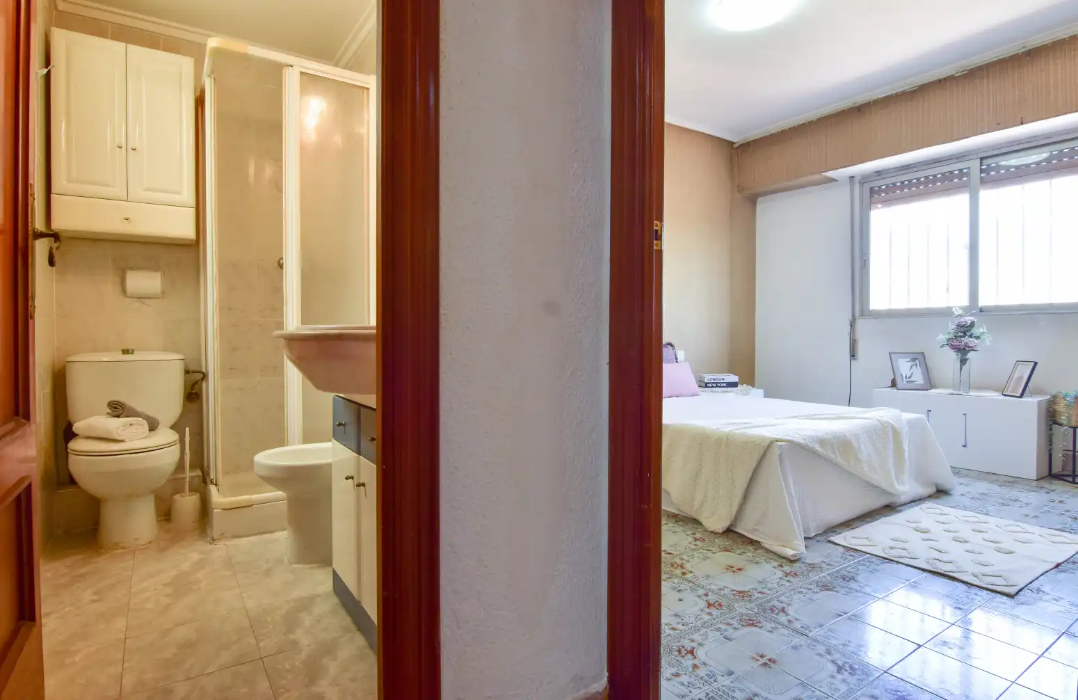 Schlafzimmer von Dachboden zum Verkauf in Valencia mit Klimaanlage, Heizung und Terrasse