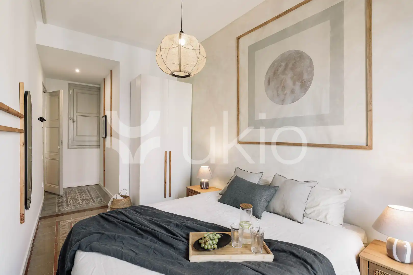 Habitación de Apartamento de alquiler en Barcelona con Aire acondicionado, Calefacción y Amueblado