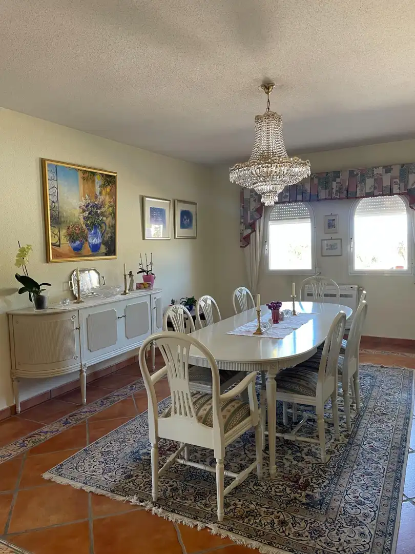 Dining room of Houses for sale in L'Alfàs del Pi  with Air Conditioner, Heating and Private garden
