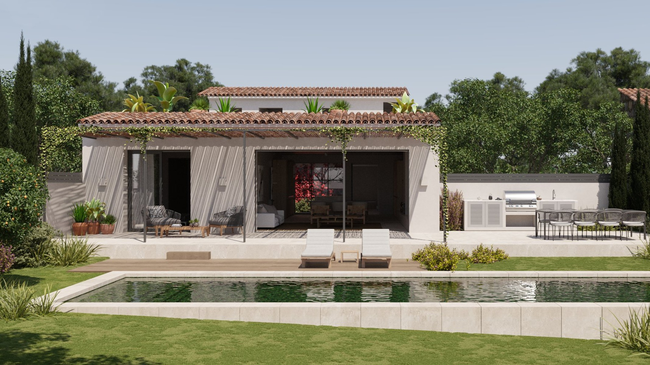 Exterior view of Single-family semi-detached for sale in  Palma de Mallorca  with Air Conditioner, Heating and Private garden