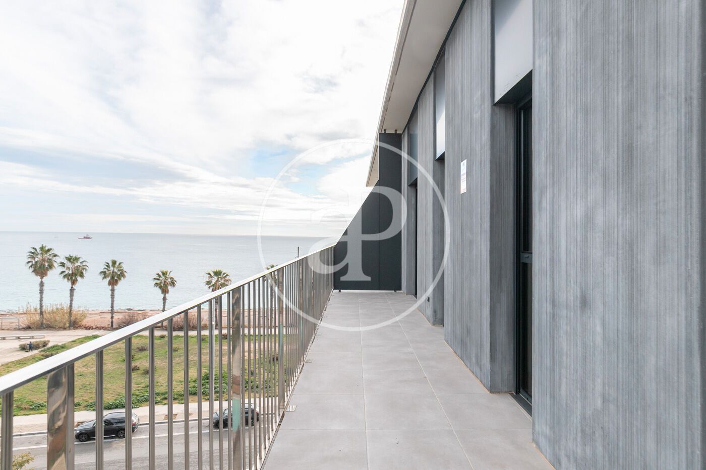 Terrace of Flat for rent in Badalona  with Air Conditioner, Heating and Terrace