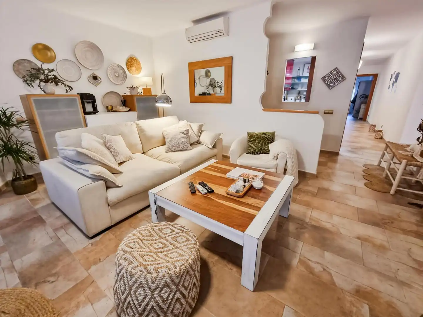 Sala de estar de Piso en venta en Mataró con Aire acondicionado, Calefacción y Alarma