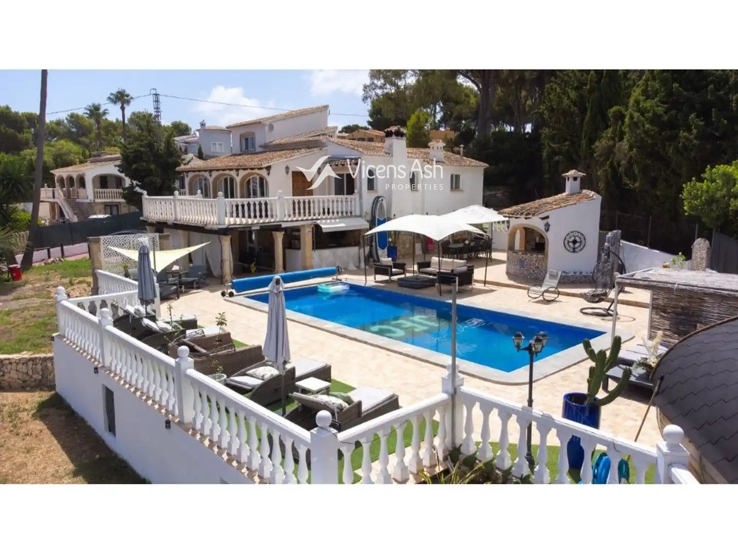 Exterior view of Houses for sale in Jávea / Xàbia  with Air Conditioner, Terrace and Storage room