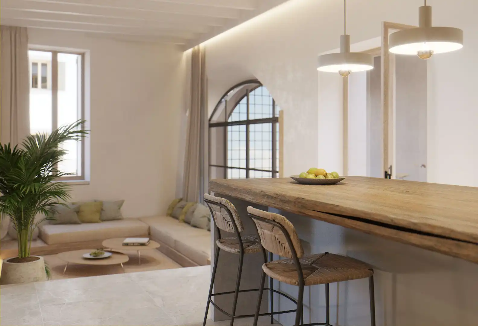 Sala de estar de Finca rústica en venta en Artà con Calefacción y Amueblado