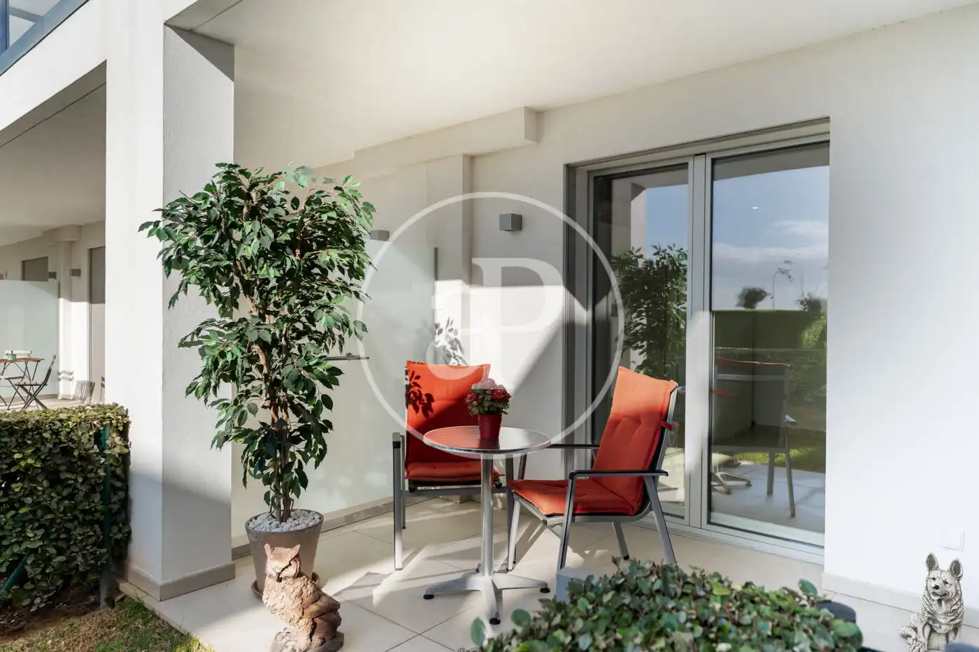 Terrasse von Einfamilien-Reihenhaus zum Verkauf in  Palma de Mallorca mit Klimaanlage, Heizung und Privatgarten