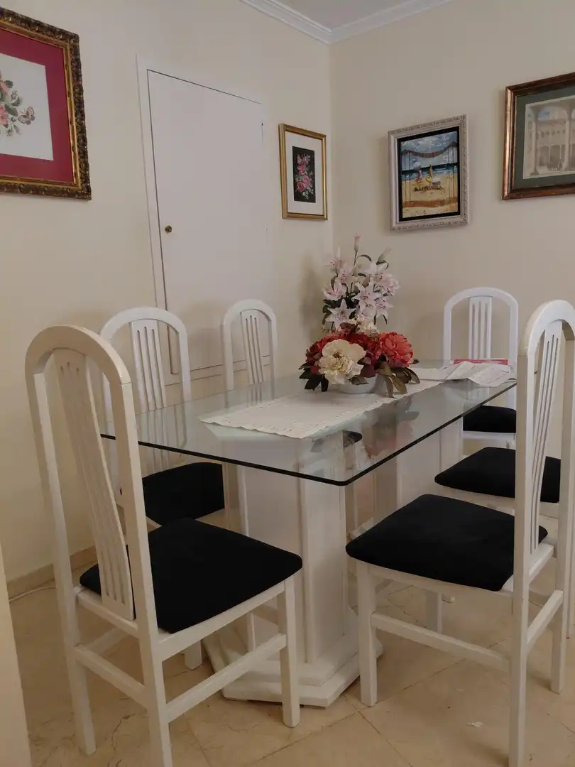 Dining room of Flat for sale in Sevilla  with Air Conditioner, Heating and Storage room