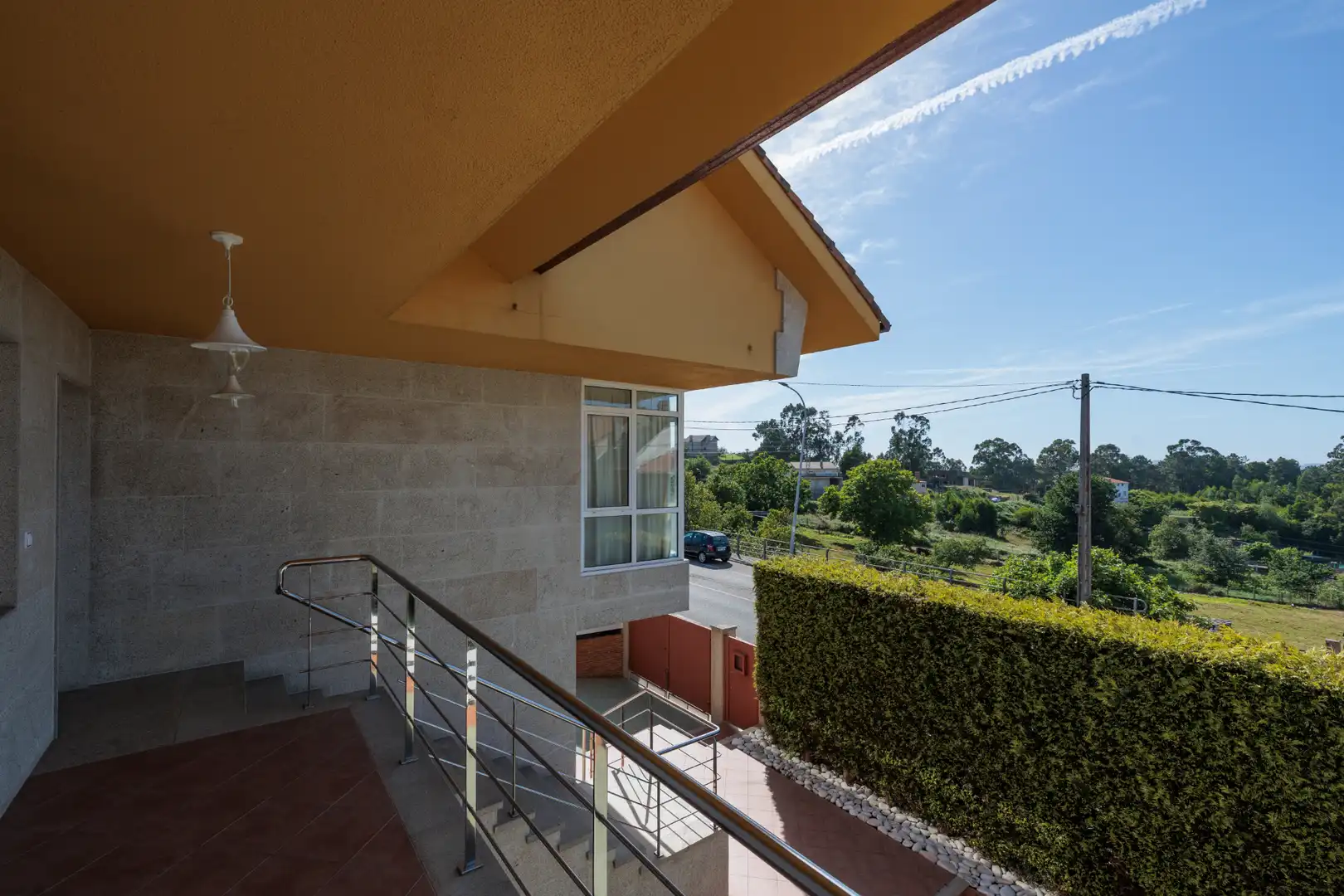Vista exterior de Casa o chalet en venta en Vigo  con Jardín privado, Parquet y Terraza