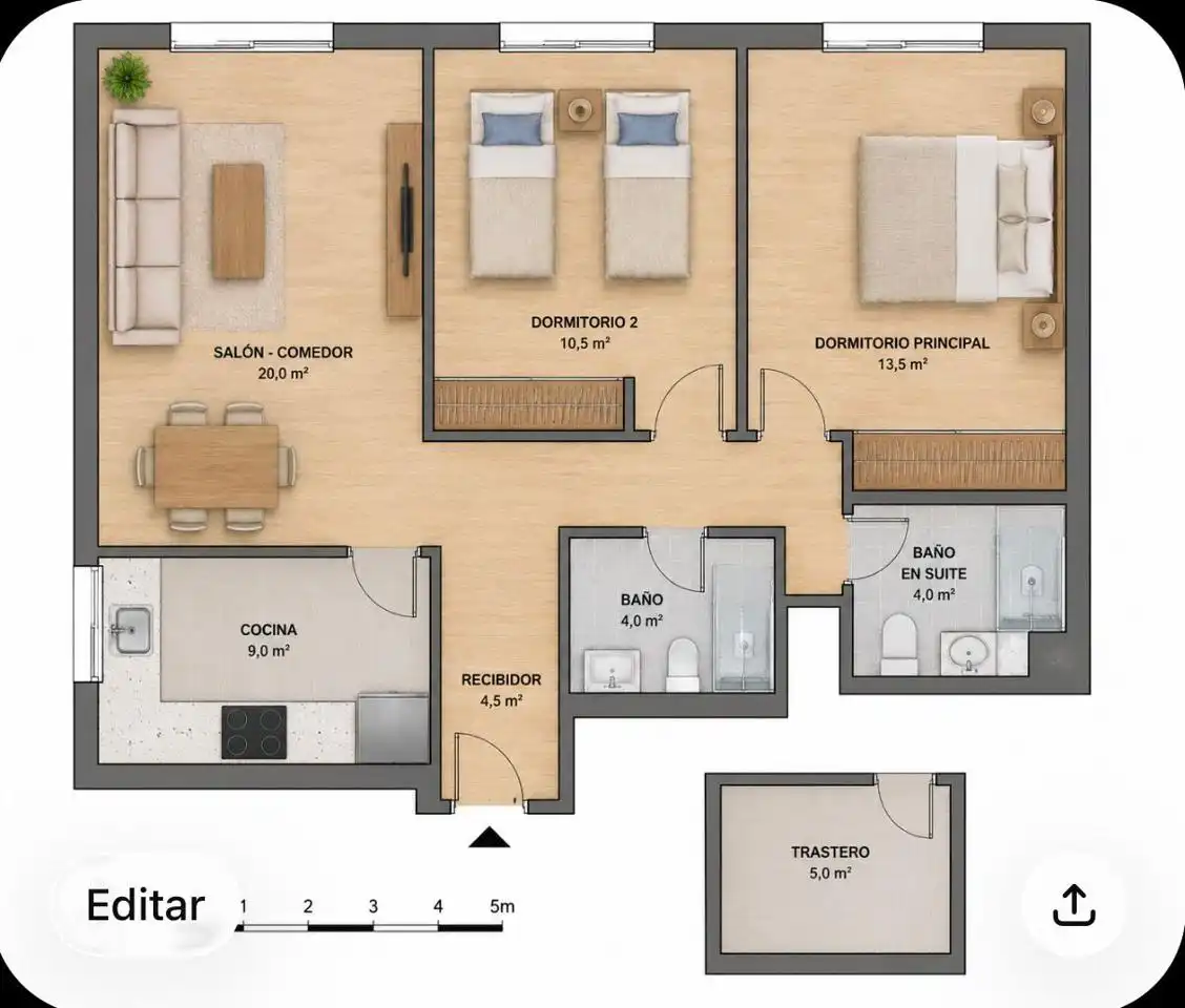 Wohnung mit Aufzug zum Verkauf in Santa Apolonia, imagen 22