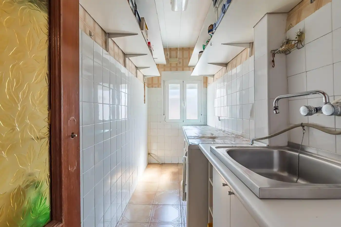 Kitchen of Flat for sale in Madrid  with Air Conditioner