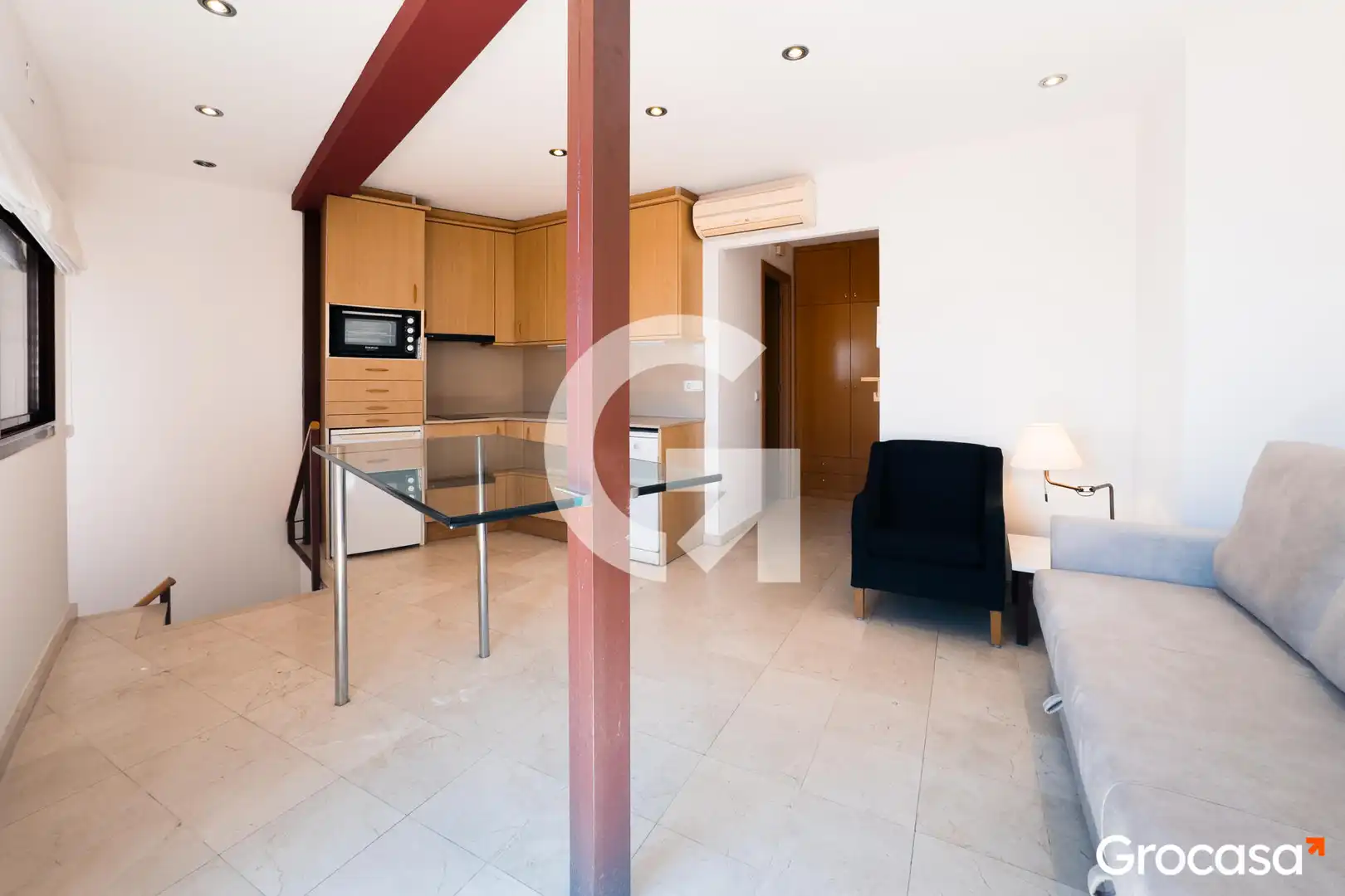 Cuina de Dúplex en venda en Barcelona amb Aire condicionat, Calefacció i Terrassa