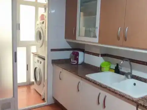 Küche von Wohnung zur Miete in  Valencia Capital mit Klimaanlage