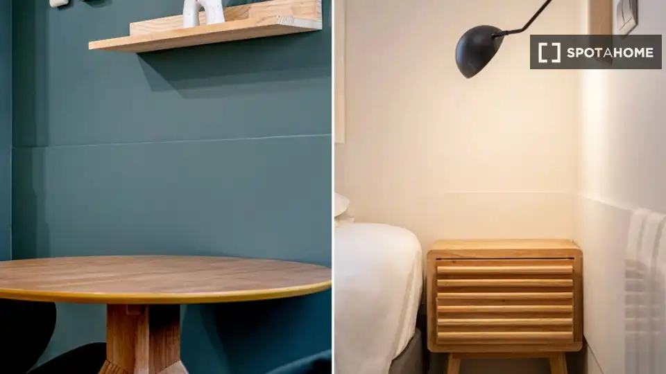 Bedroom of Flat for rent in Barcelona  with Air Conditioner, Heating and Furnished