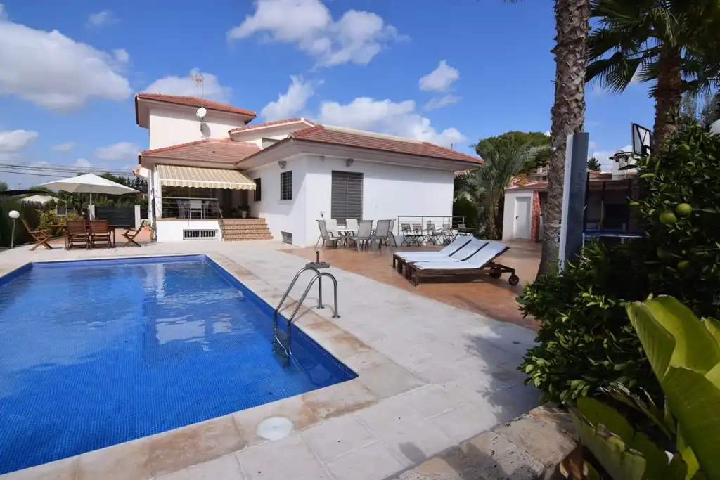 Swimming pool of Houses for sale in Molina de Segura  with Air Conditioner, Heating and Private garden